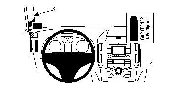 ProClip Monteringsbygel Hyundai i30 08-12 i gruppen Billjud / Vad passar i min bil / Hyundai / i30 / i30 2007-2012 hos BRL Electronics (240HYUI30PROC)